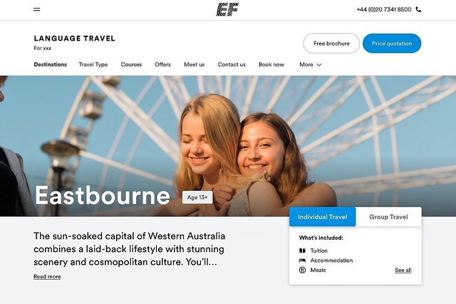 EF product websites